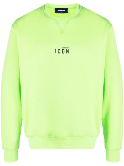 DSQUARED2 logo-print cotton sweatshirt