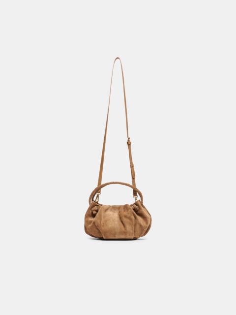 dolce vita COCOA CROSSBODY DARK TAN SUEDE