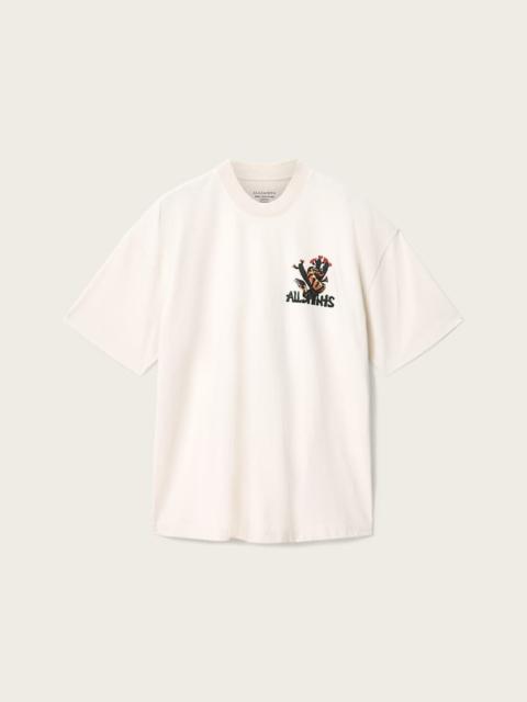 ALLSAINTS CACTI SHORT SLEEVE OVERSIZED T-SHIRT