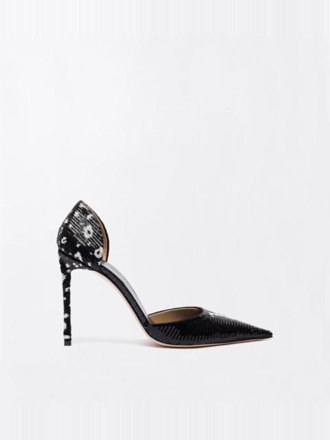 TOM FORD SEQUIN EMBROIDERY VERTIGO D'ORSAY PUMP