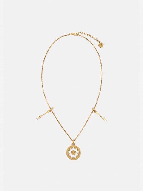 VERSACE Medusa Plate Necklace