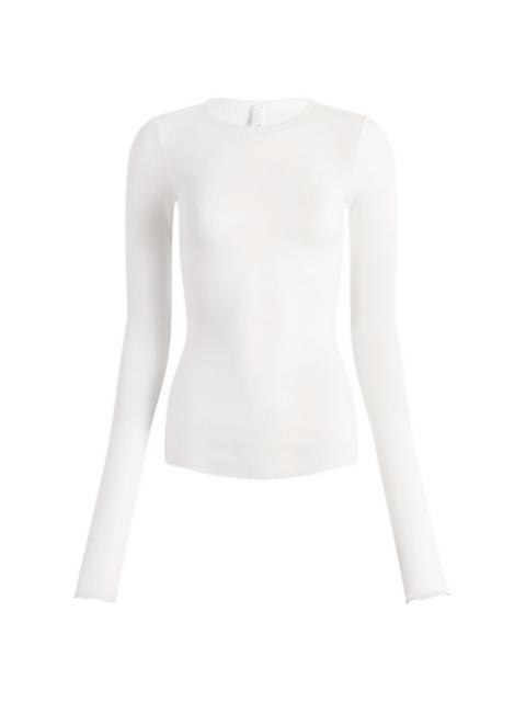 SKIMS SKIMS Sheer Cotton Long Sleeve Tee