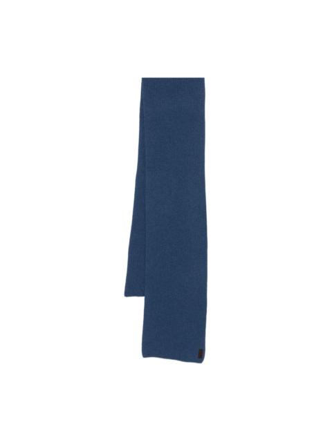 Paul & Shark ribbed-knit scarf