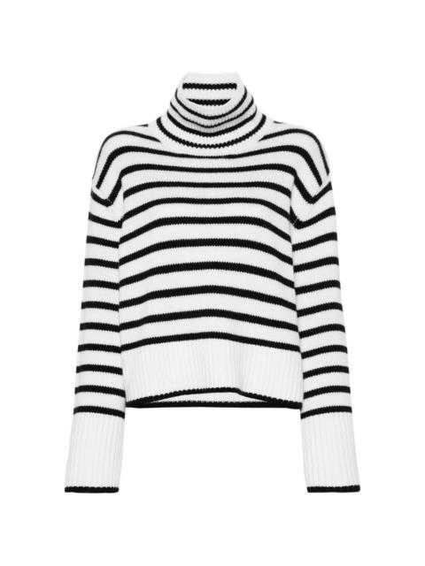 LISA YANG Fleur striped cashmere jumper