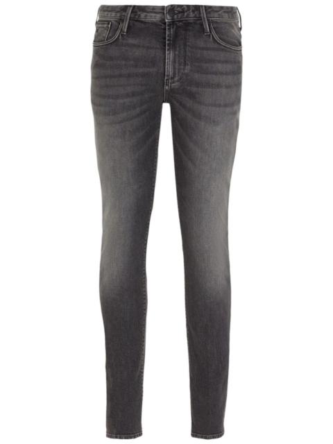 EMPORIO ARMANI J06 low-rise slim-fit jeans