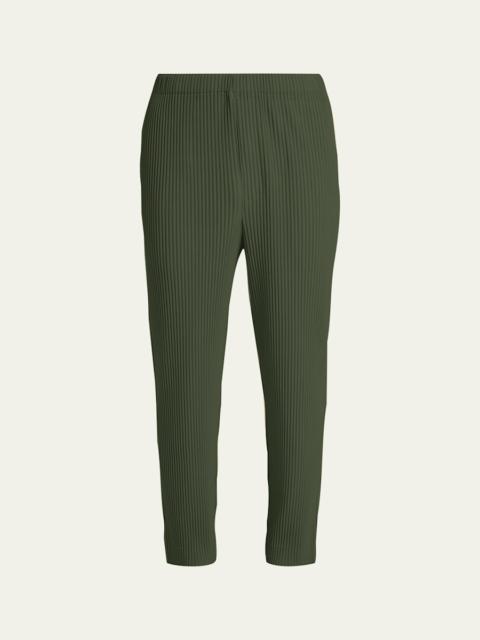 ISSEY MIYAKE Men's Pleats 2 Tapered Pull-On Pants