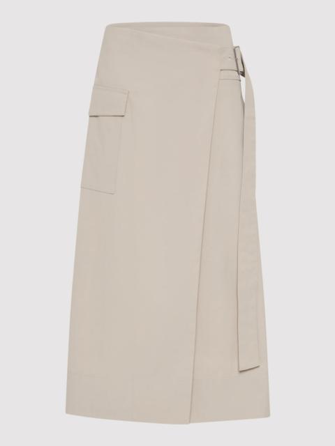ST. AGNI Utility Wrap Skirt - Creme