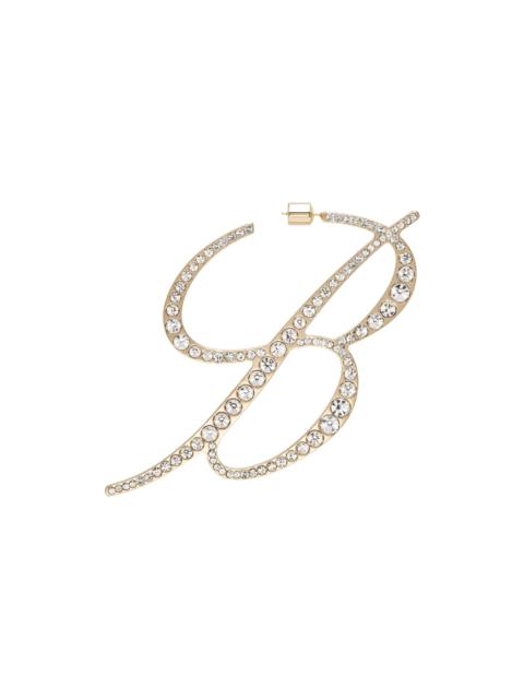 Blumarine Gold B Monogram Single Earring