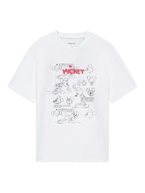 Li-Ning Li-Ning x Disney Mickey Mouse Graphic T-shirt 'White' AHSS947-3