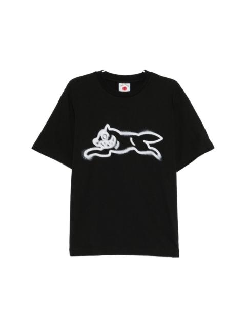 ICECREAM SPRAY PAINT RUNNING DOG T-SHIRT