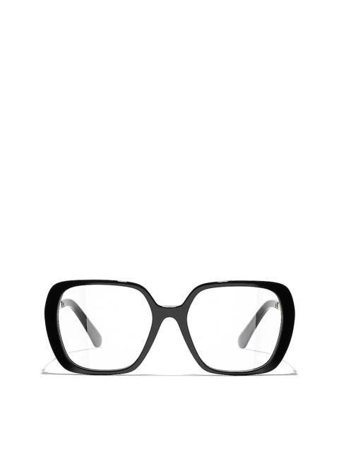 CH3462 square-frame acetate eyeglasses