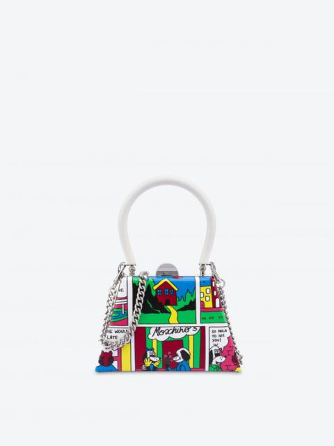 Moschino MOSCHINO COMICS TRAPEZE BAG