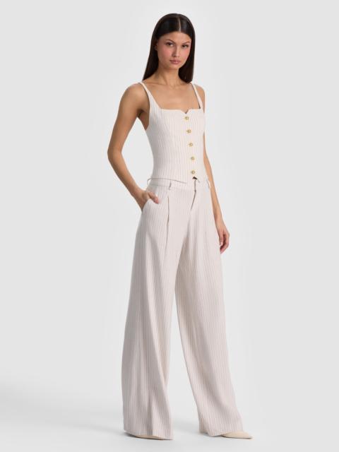 Alice + Olivia ERIC LINEN PANT