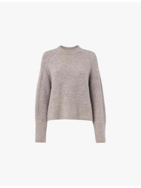 WHISTLES Aria Ribbed Knitted Jumper