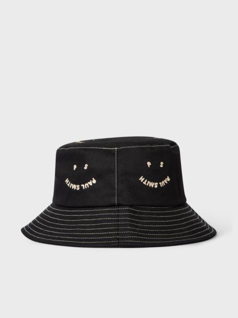 Paul Smith 'Happy' Embroidered Bucket Hat
