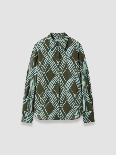 Sina Open Weave Silk Blouse