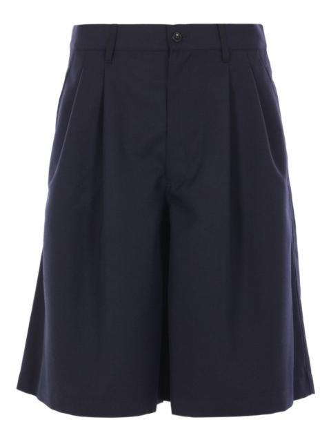 Comme des Garçons SHIRT double pleats darted shorts