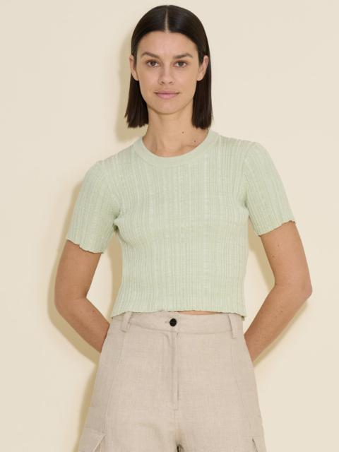 Holzweiler Tree Cropped Knit Tee