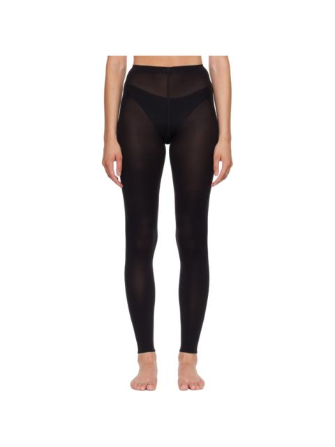 Wolford Black Velvet 66 Leggings