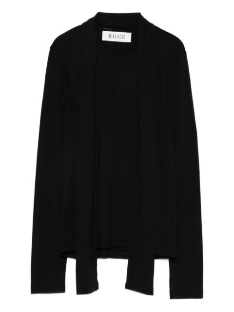 RÓHE long-sleeved open-front cardigan
