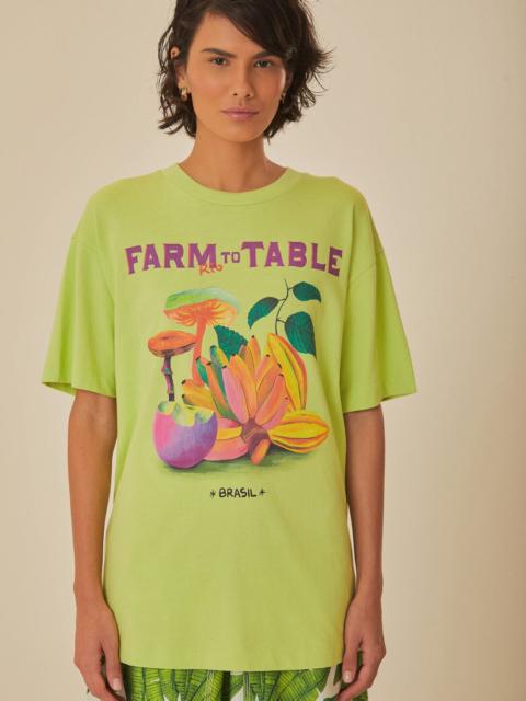 FARM RIO Green Farm Rio To Table Organic Cotton T-Shirt