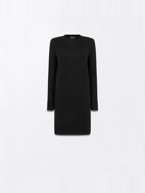 TOM FORD CASHMERE CREWNECK MINI SWEATER DRESS