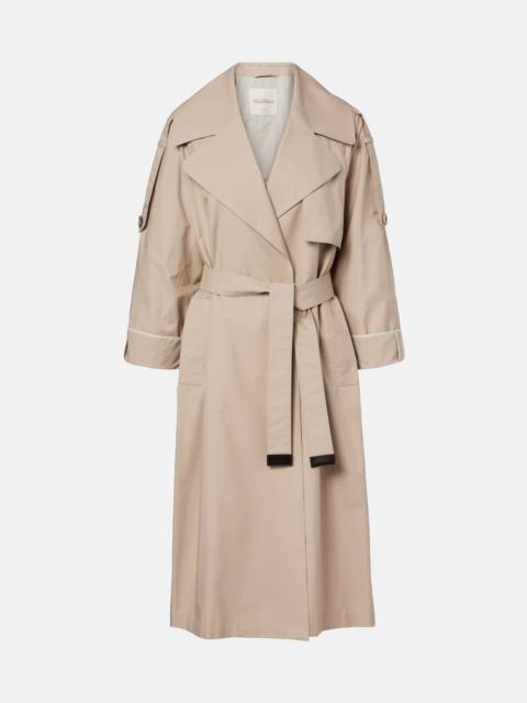 Max Mara Cotton-blend gabardine trench coat