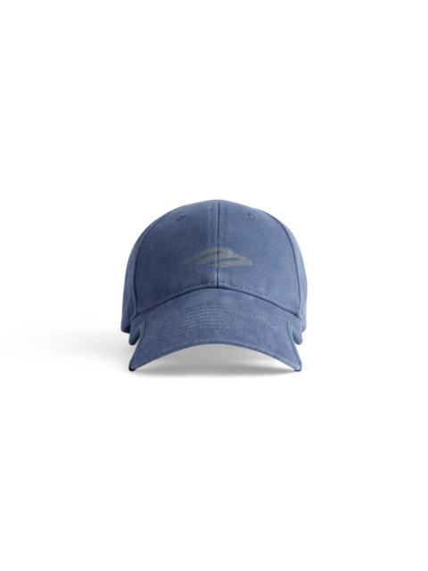 BALENCIAGA 3b Stencil Cap in Blue