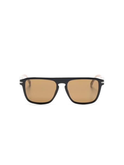 BOSS rectangle-shape tinted sunglasses