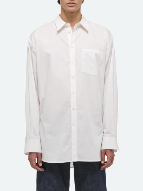 Helmut Lang Oversize Cotton Poplin Button-Up Shirt