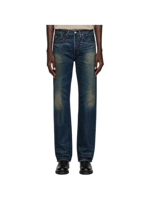 RRL by Ralph Lauren Blue Vintage Five-Pocket Selvedge Denim Jeans