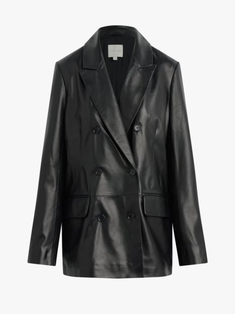 Favorite Daughter THE AGNES LEATHER BLAZER