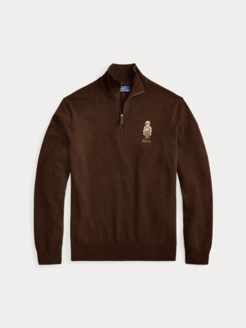 Polo Ralph Lauren Polo Bear Wool Quarter-Zip Sweater