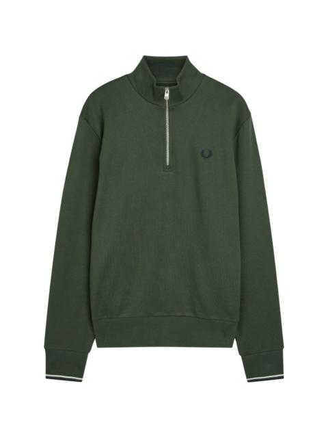 Fred Perry zip detail sweatshirt