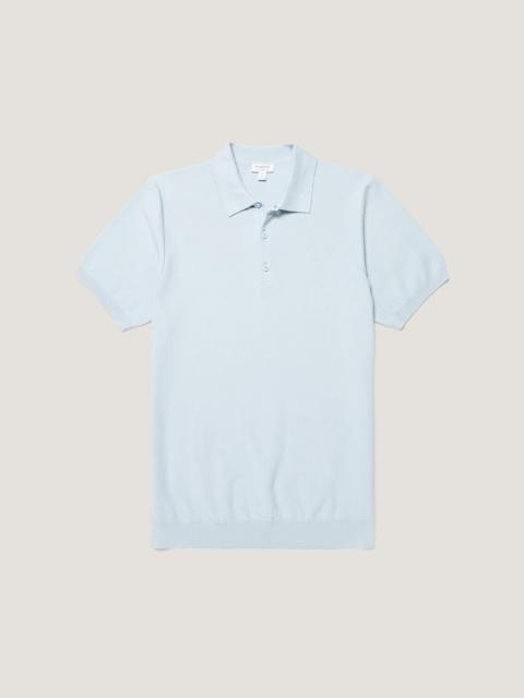 Sunspel Knit Polo Shirt
