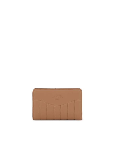 LANCEL logo-debossed leather purse