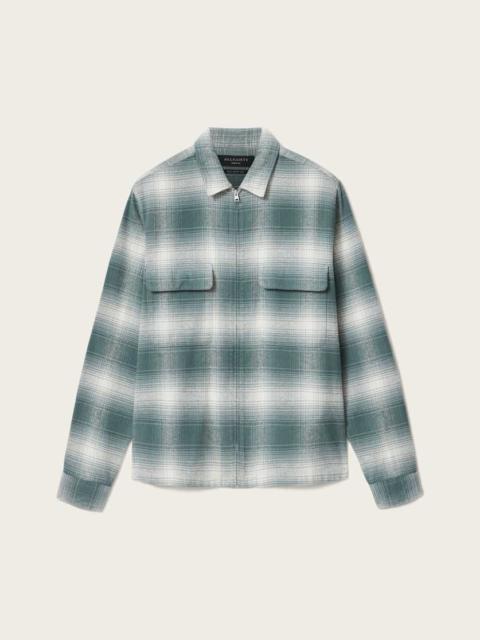 ALLSAINTS POLANCO LONG SLEEVE CHECK SHIRT