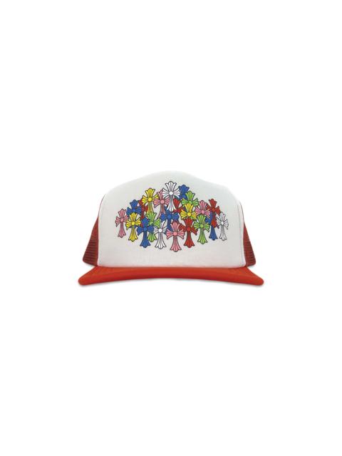 Chrome Hearts Multi Cross Trucker Hat 'Red/White'