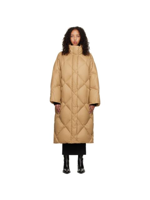 Tan Anissa Down Coat