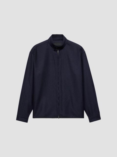Prada Men's Wool and Cashmere Shirt - Blue