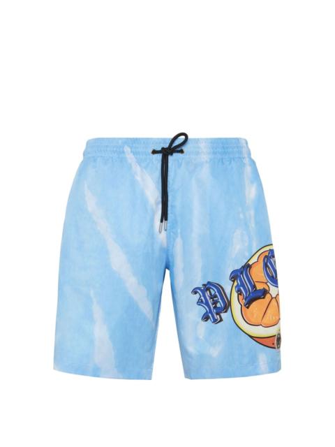 PHILIPP PLEIN Tutti Frutti-print swim shorts