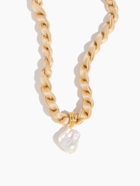 LIZZIE FORTUNATO Woven Collar in Sandbar/Tan