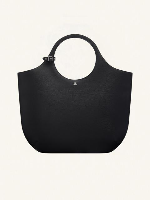 courrèges LARGE HOLY GRAINED BAG
