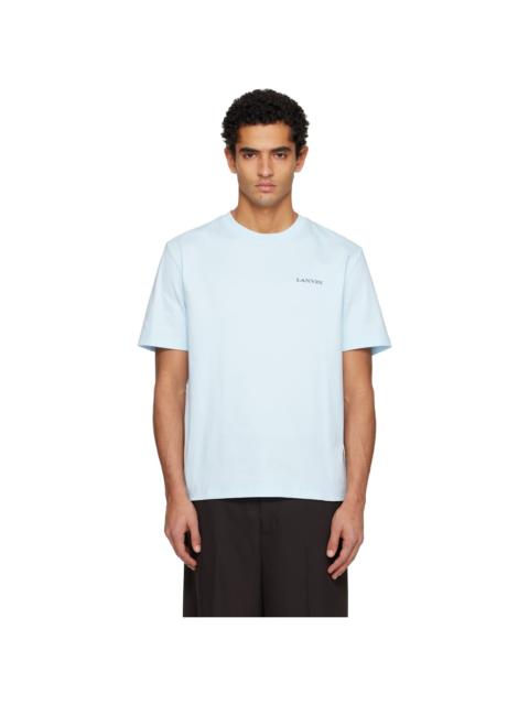 Lanvin Blue Bouclette Logo T-shirt