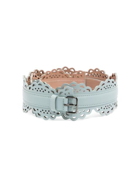 Alaïa laser-cut leather belt