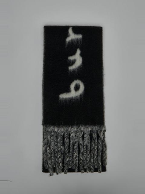 Burberry Reversible Logo Alpaca Wool Blend Scarf