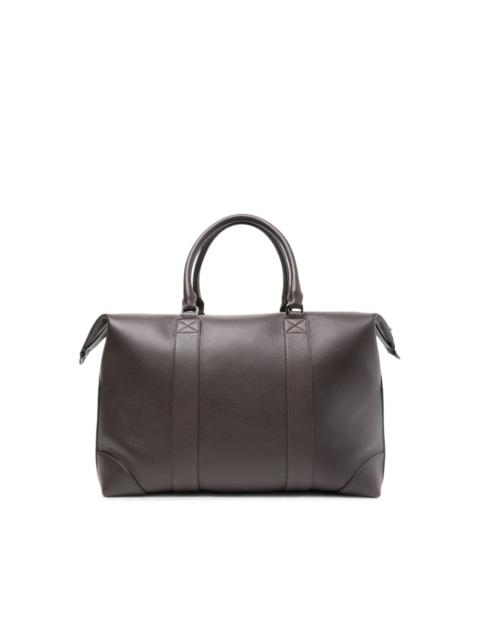 PESERICO grained-leather holdall