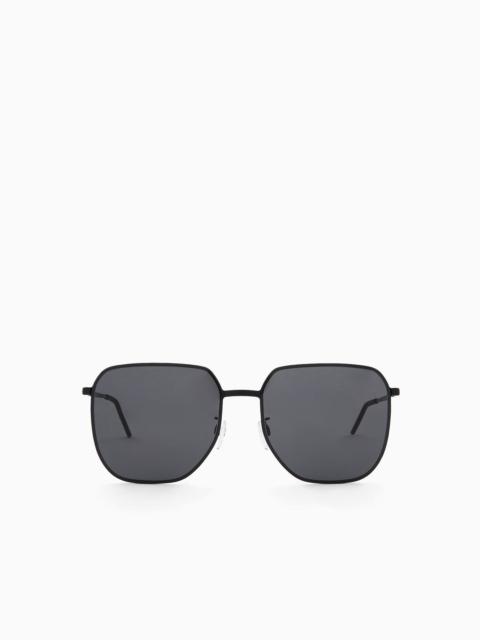 Unisex square sunglasses