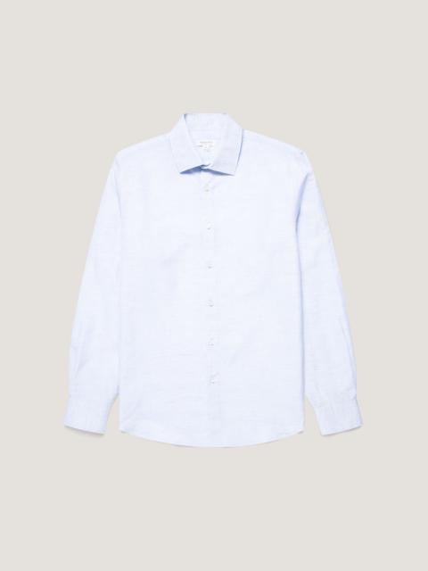 Sunspel Sea Island Cotton Linen Shirt