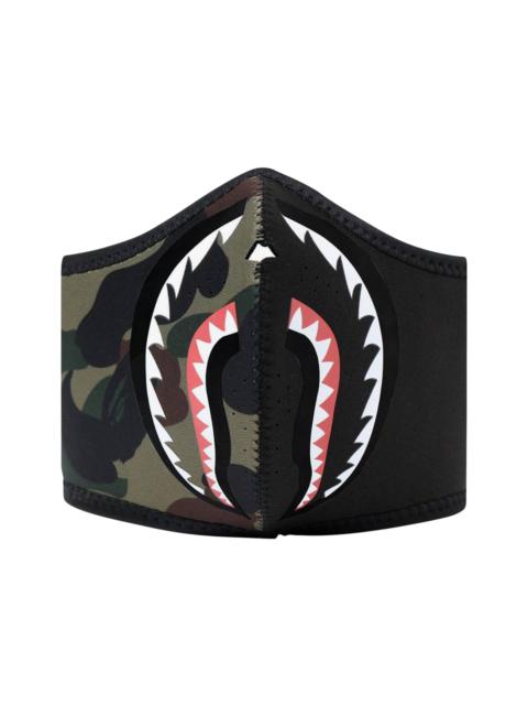 A BATHING APE® BAPE 1st Camo Shark Mask 'Green'